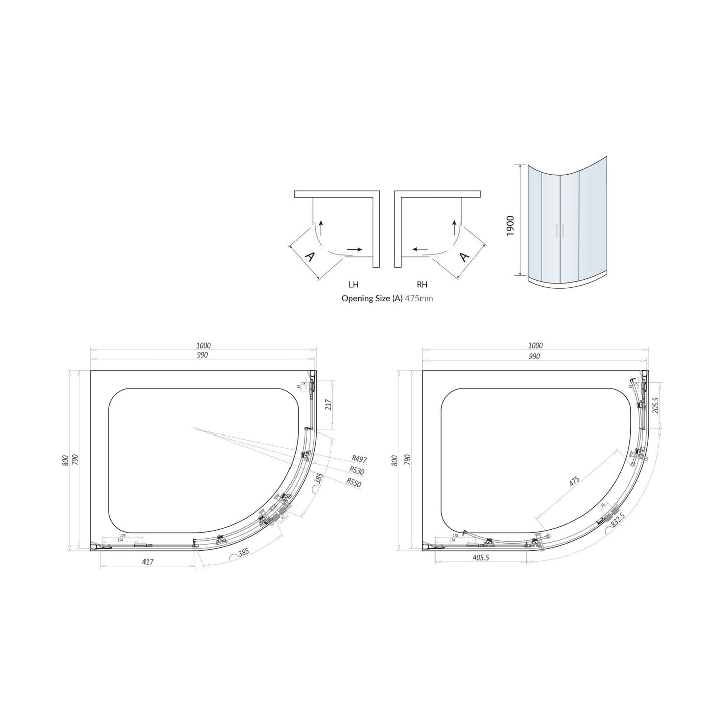 Offset Double Door Quad 1000×800