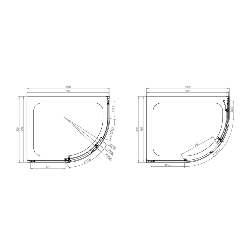 Single Door Quad 1000×800