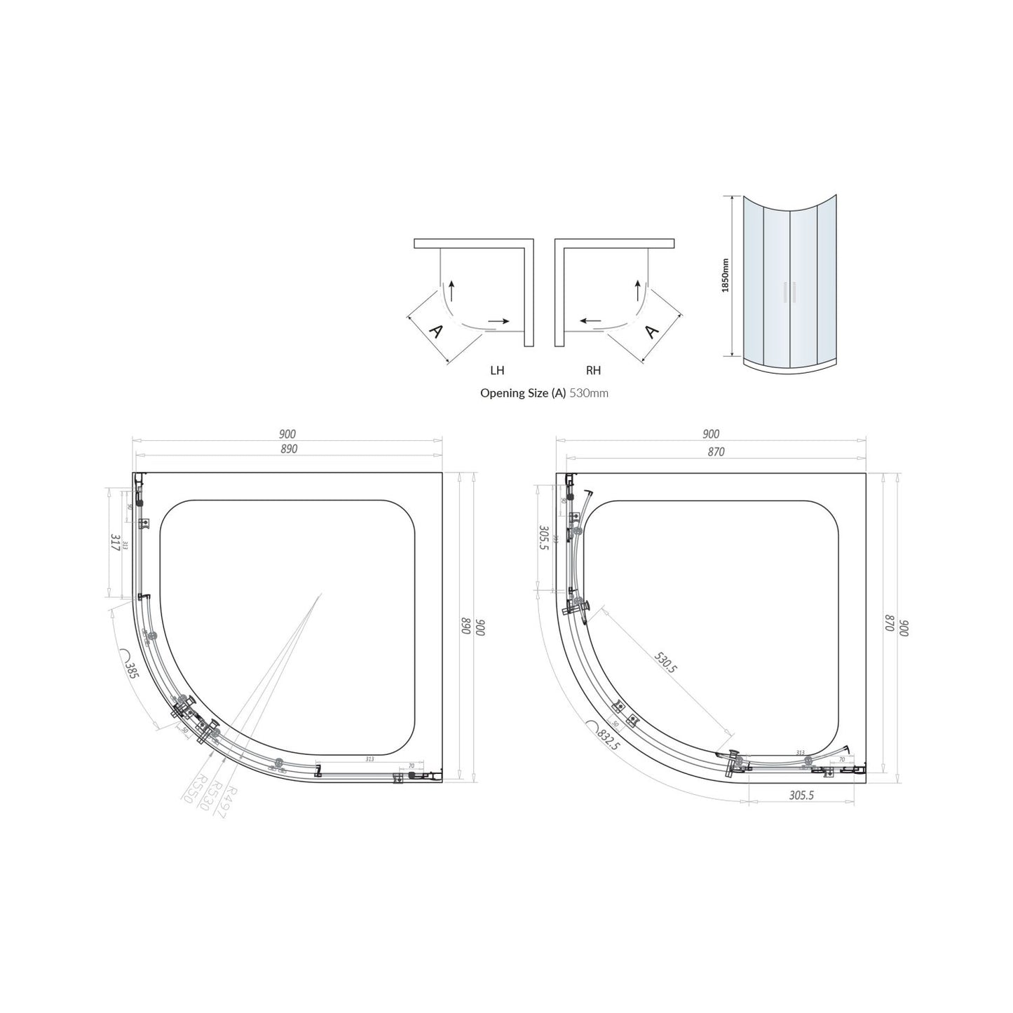 Double Door Quad 900×900