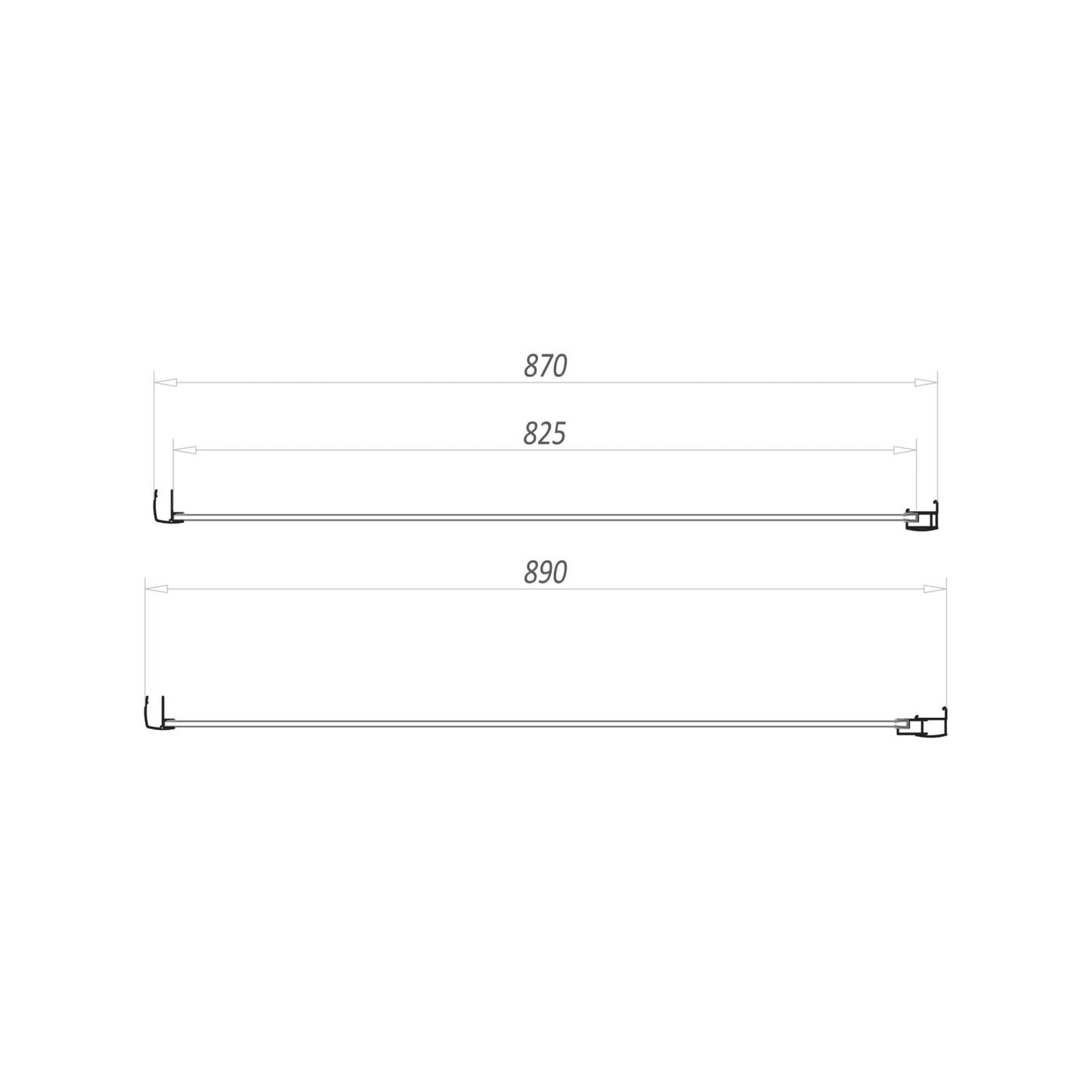 S6 Brushed Brass Side Panel 900