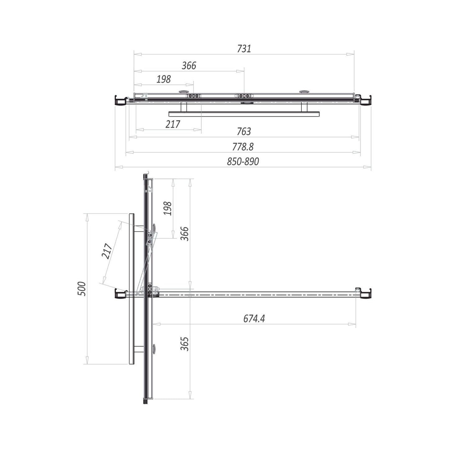 Infold Door 900