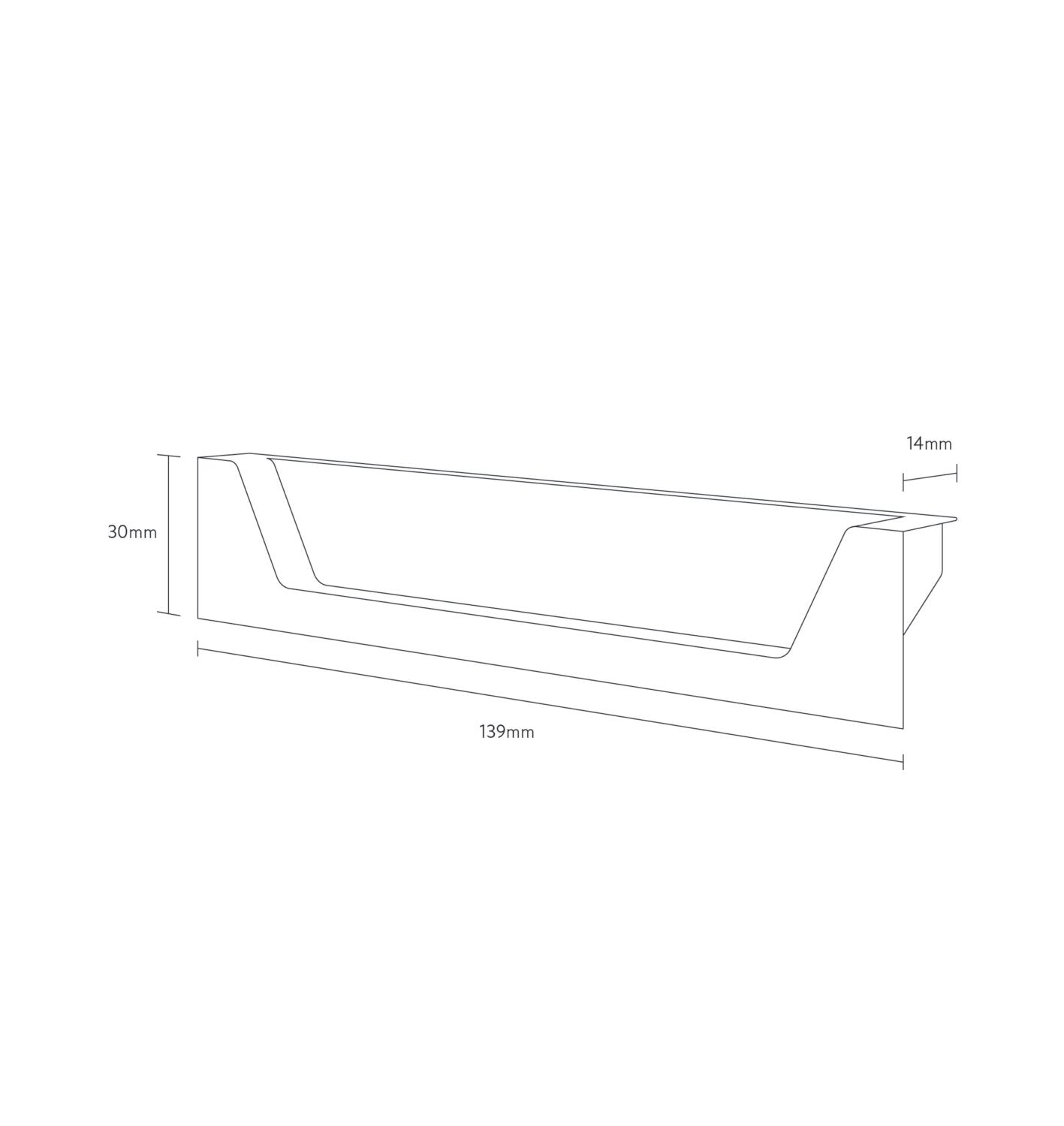 Aubrey Handle Pair Black