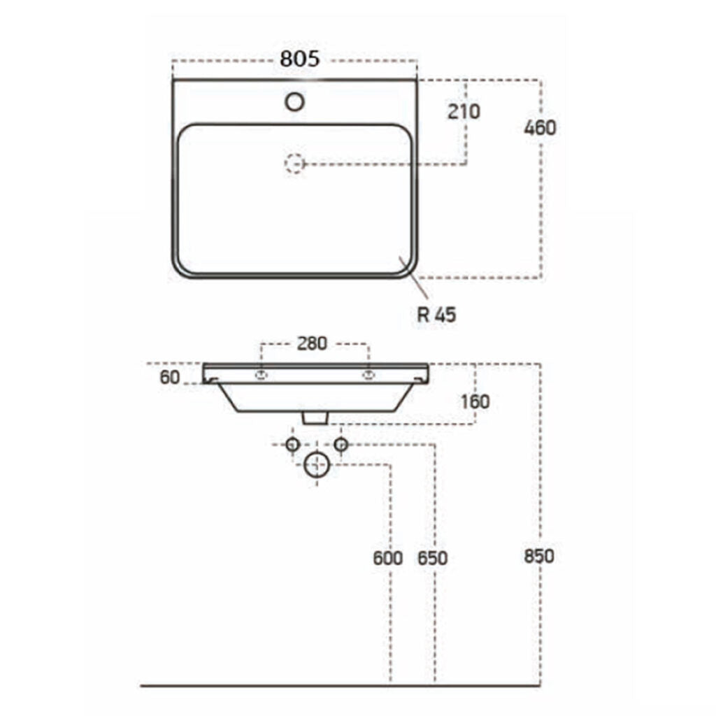 Deep 800 Basin