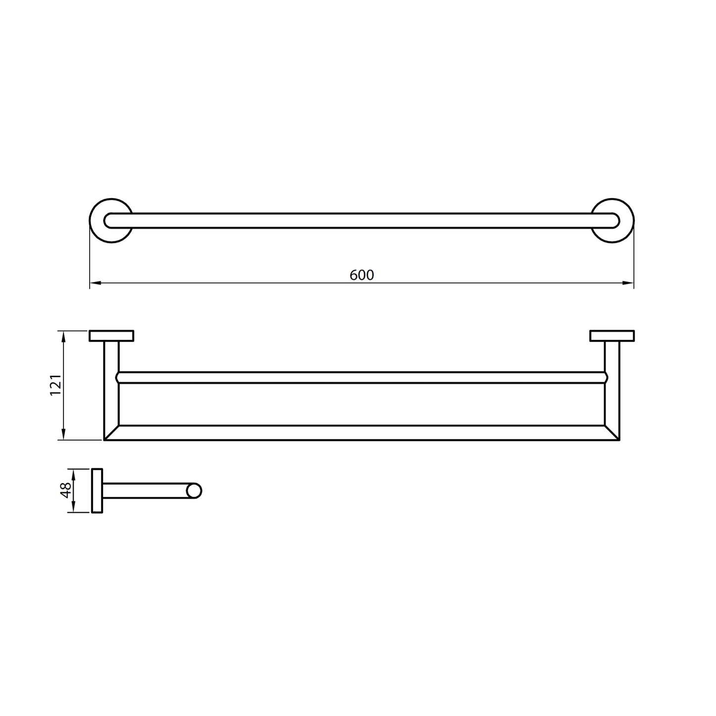 Delta Double Towel Bar
