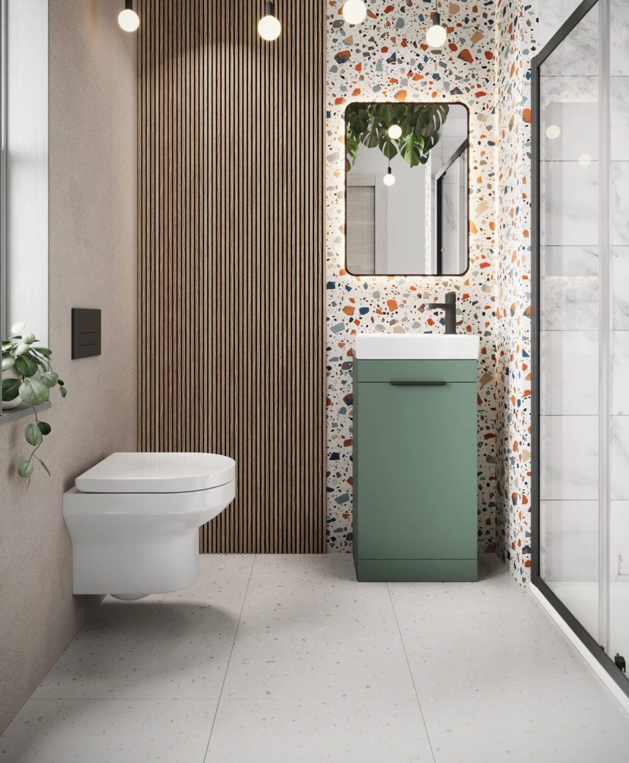 Esme 450 Cloakroom Unit Including Basin