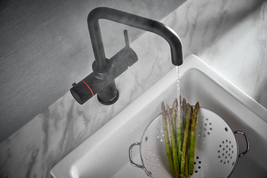 KoGE 3-in-1 Square Spout Hot Water Tap | Matte Black