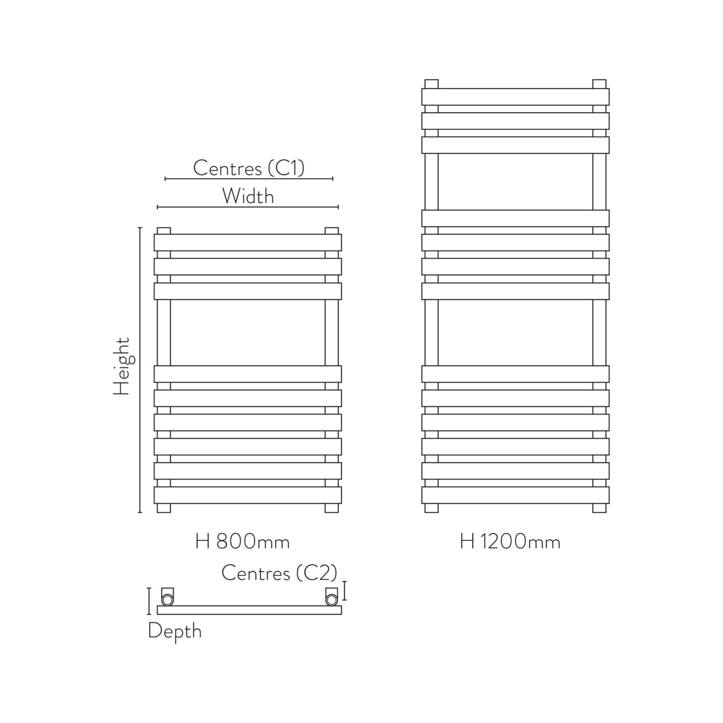 Instyle Towel Rail 500 X 800