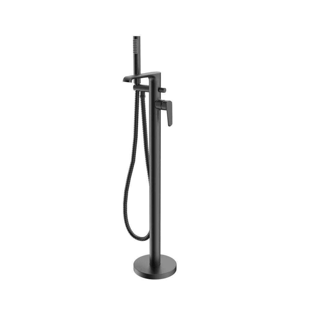 Montana Freestanding Bath Shower Mixer Gunmetal