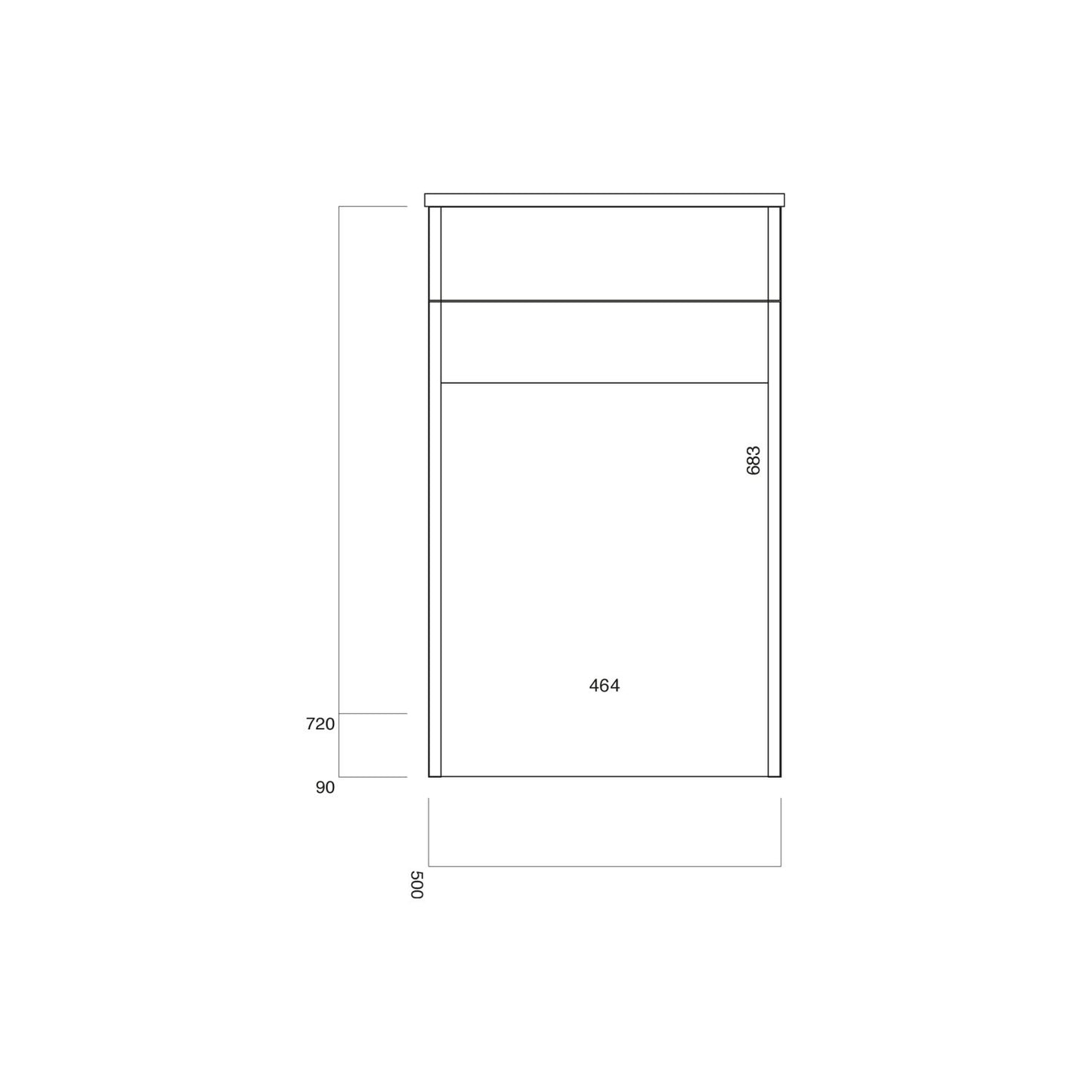 Muro 500 WC Unit