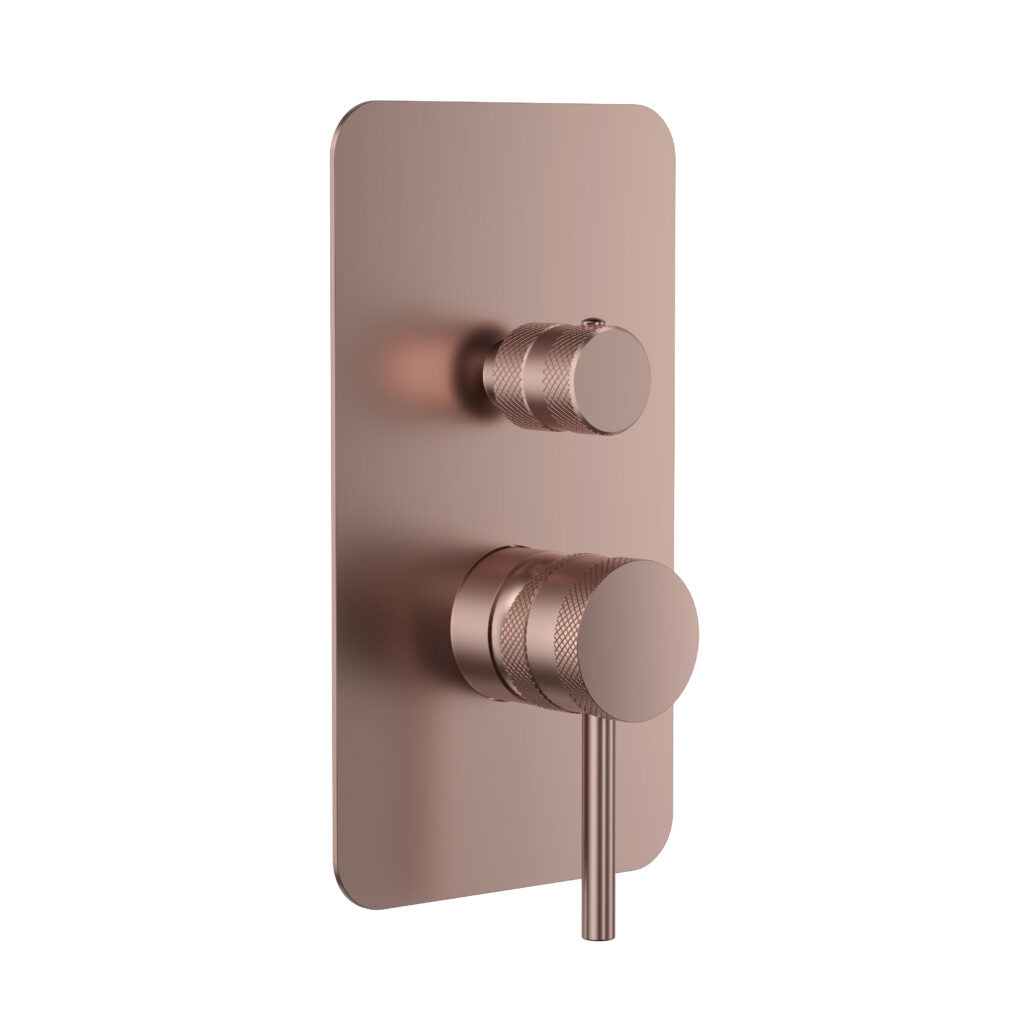 Core Concealed Manual Dual Outlet Brushed Bronze