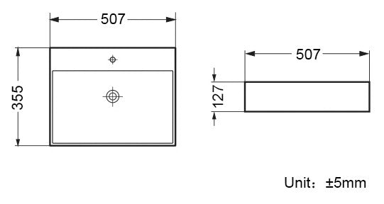 Countertop/Wall-Hung 500 Basin
