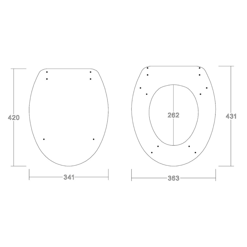 Wooden Soft Close Seat