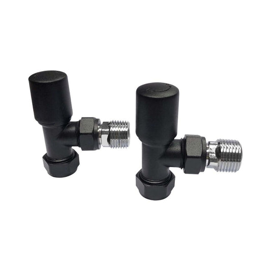 Towel Rail Valves Angled (Pair)