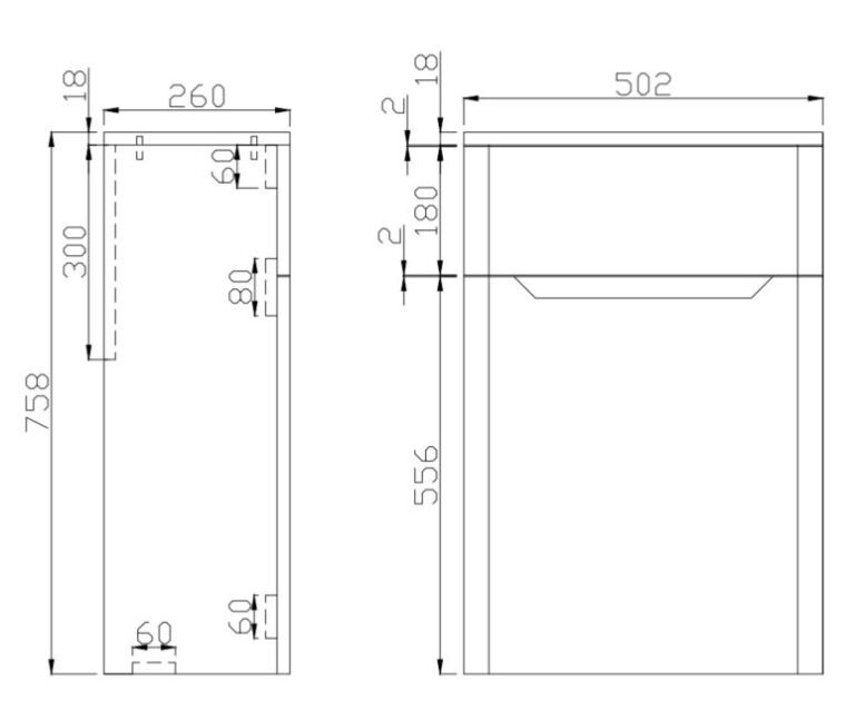 Ella 500 WC Unit