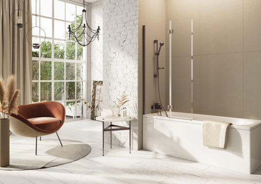 Thalia Inward Opening Bath Screen