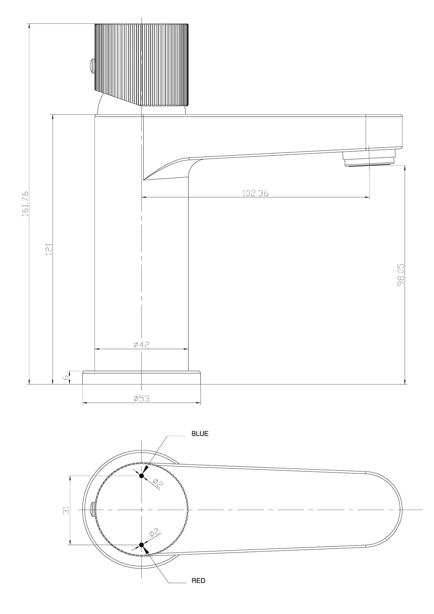 KOKO Mono Basin Mixer Gunmetal