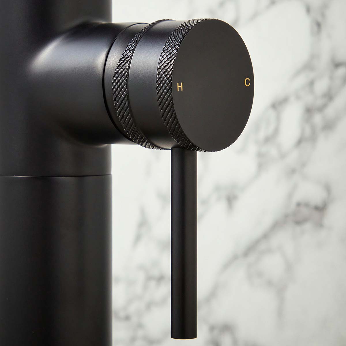 Core Freestanding Bath Shower Mixer Black