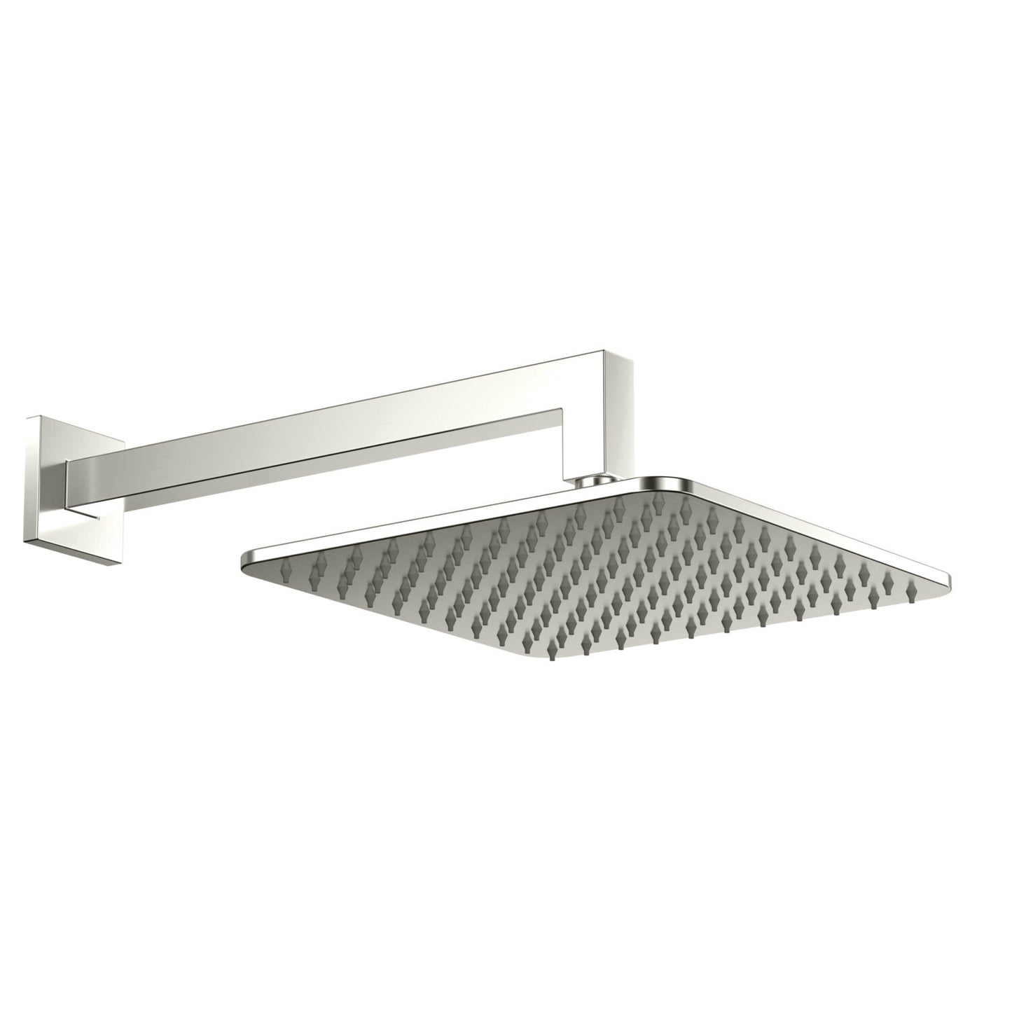 SQUARE SHOWER HEAD AND ARM