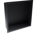 Inset Shower Niche 300x300mm Matte Black