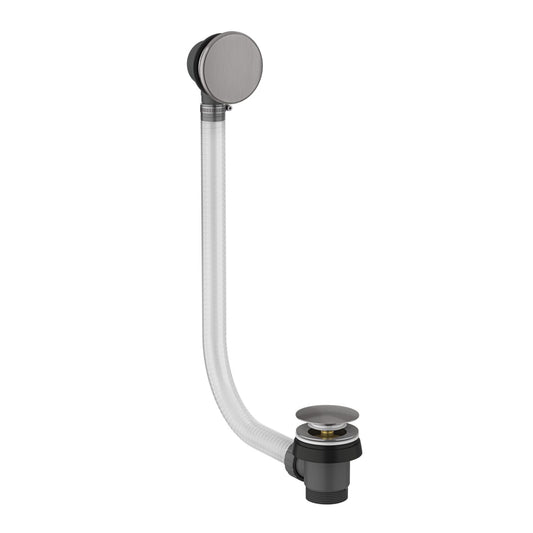 Gunmetal Bath Pop-Up Waste with Overflow